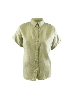 

LAUREN RALPH LAUREN Женский зеленый топ на пуговицах с рукавами «летучая мышь» плюс