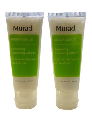 2x Murad Renewing Cleansing Cream Resurgence 1.5 fl oz - NEW
