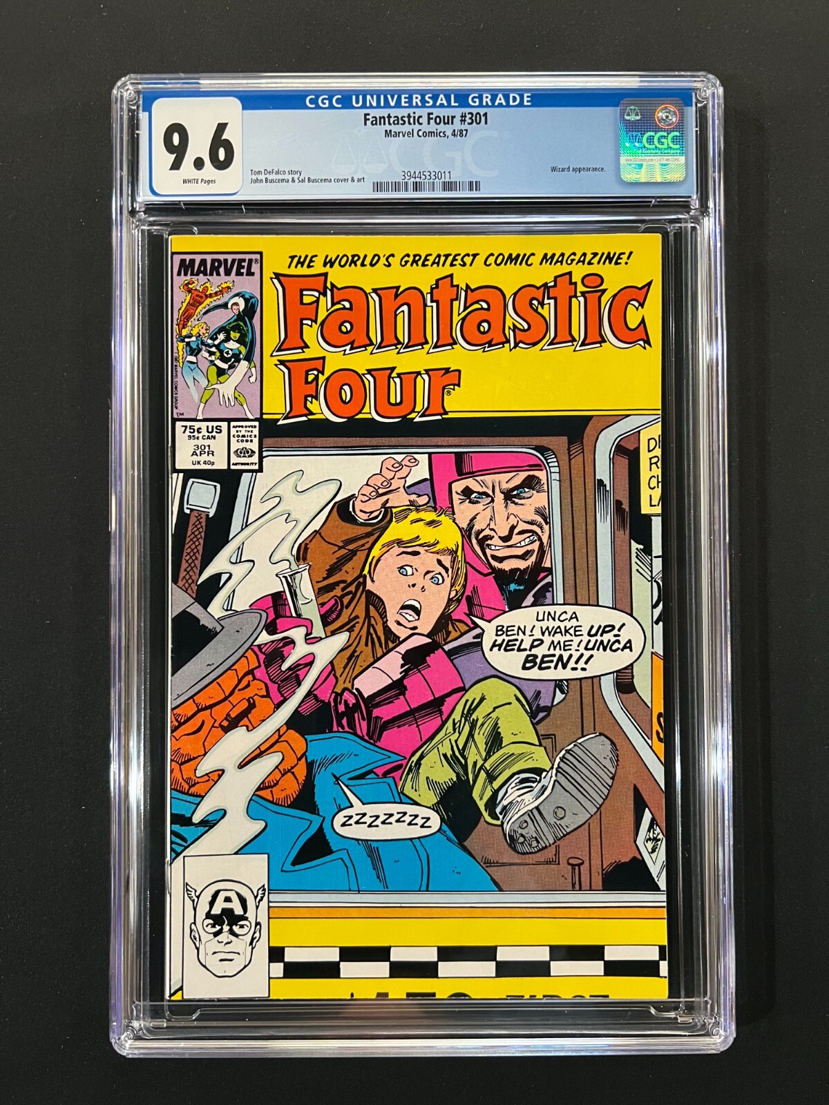 Fantastic Four #301 CGC 9.6 (1987) – Wizard app