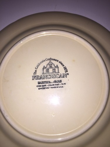 2 Franciscan 10-1/2 Plates