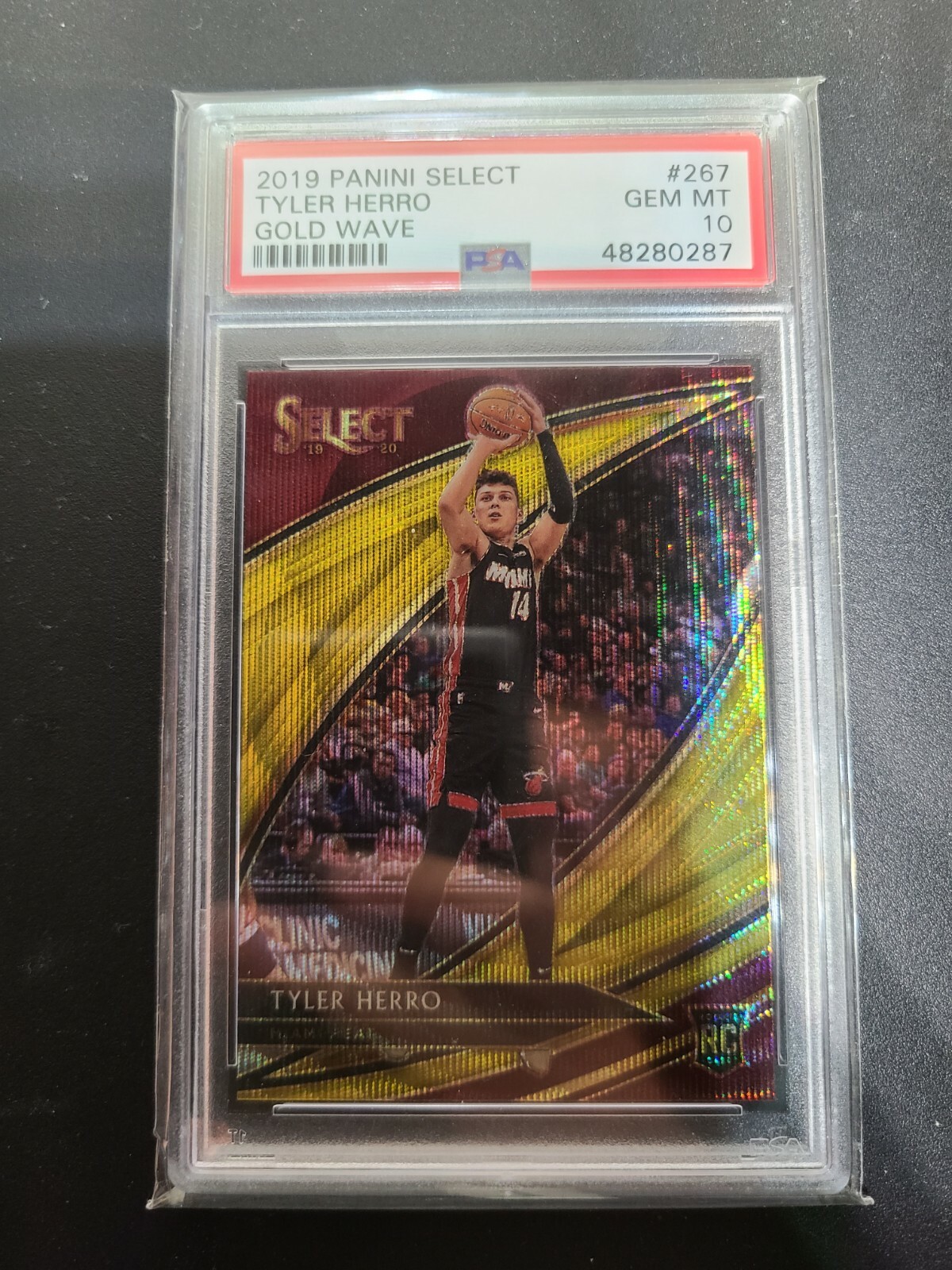 Tyler Herro DONRUSS GOLD PSA10 タイラー・ Tyler Herro /10 PSA 10 💎 2023-24 Panini Donruss Gold Lazer