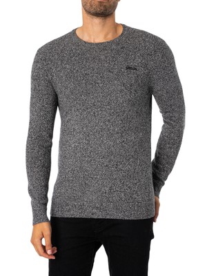 

Мужская трикотажная футболка Essential Slim Fit Superdry, серая, Grey