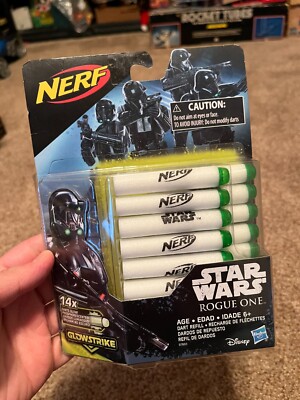 NERF Star Wars Rogue One GLOWSTRIKE Darts Refill Pack NEW Sealed