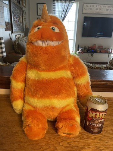 Disney Store Monsters Inc George Sanderson Orange Plush 15