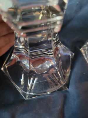 Vintage Toscany 24% Lead Crystal Candle Sticks
