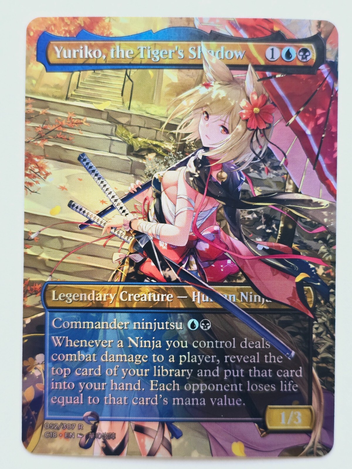 MTG/PRM/虎の影、百合子/英/foil/1枚 MTG・FOIL】「虎の影、百合子」エッチング仕様（英語）1枚 マジックザ