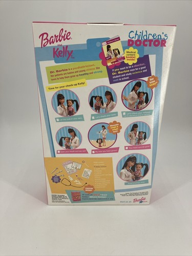 Barbie & Kelly Children's Doctor I Can Be Career Series Brunette NEW Sealed