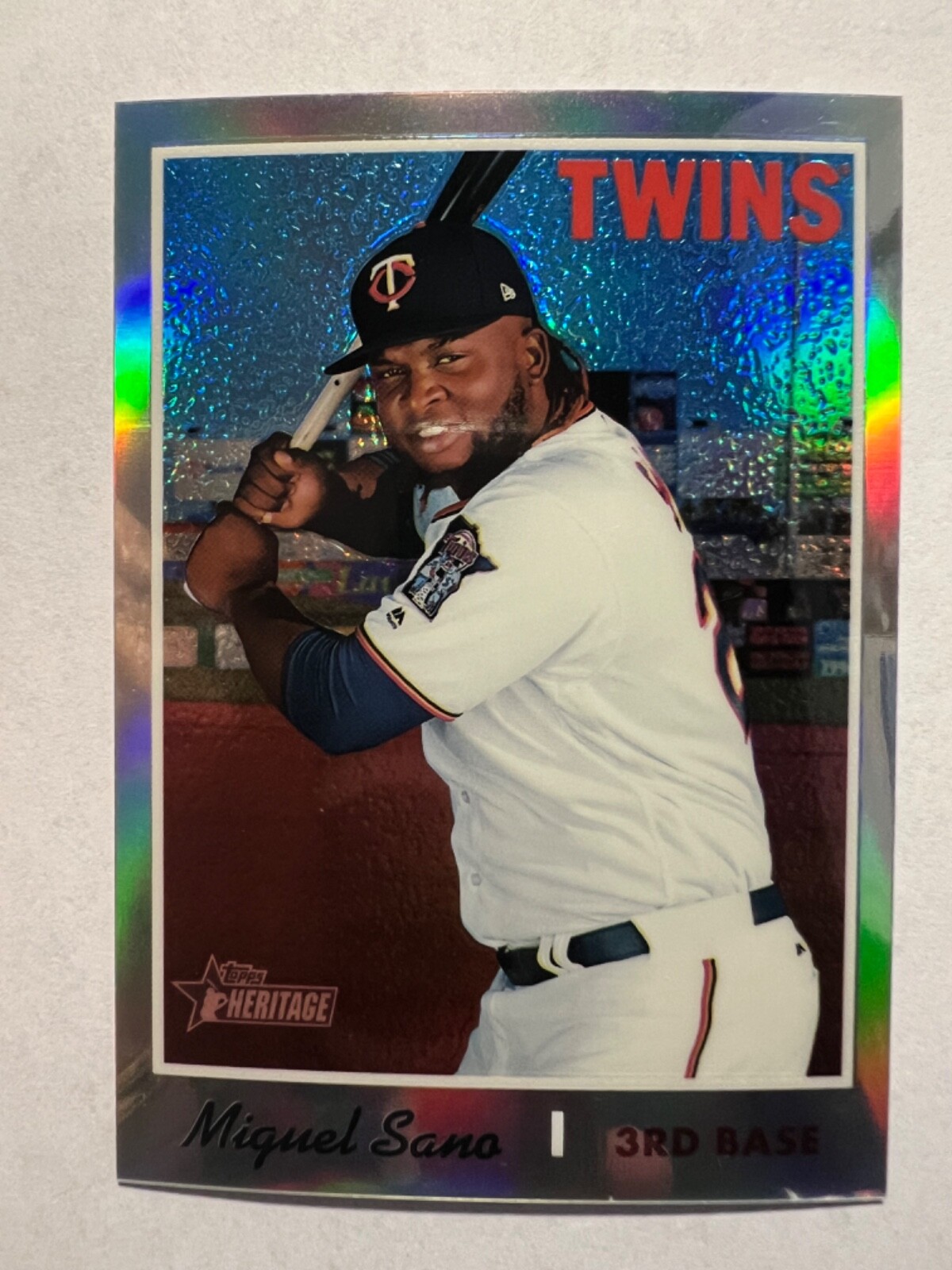 Sano　0226 2019 Topps Heritage Chrome Refractors #THC226 Miguel Sano MB