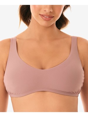 

SKINNY DIPPERS Женский коричневый эластичный купальник без косточек Good Vibes Топ