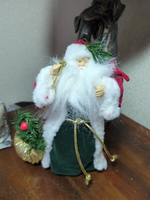 Vintage Father Christmas Tree Topper Retro Christmas Tree Fairy Kitsch Cute Xmas