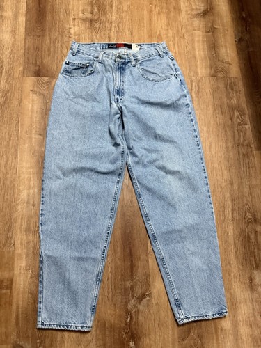 Levi’s Silver tab Loose USA製 W32 L30 LEVIS SILVERTAB - Vtg 90s Loose Baggy Tapered Light Blue