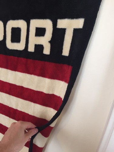 Vintage Polo Sport Ralph Lauren Blanket 90s