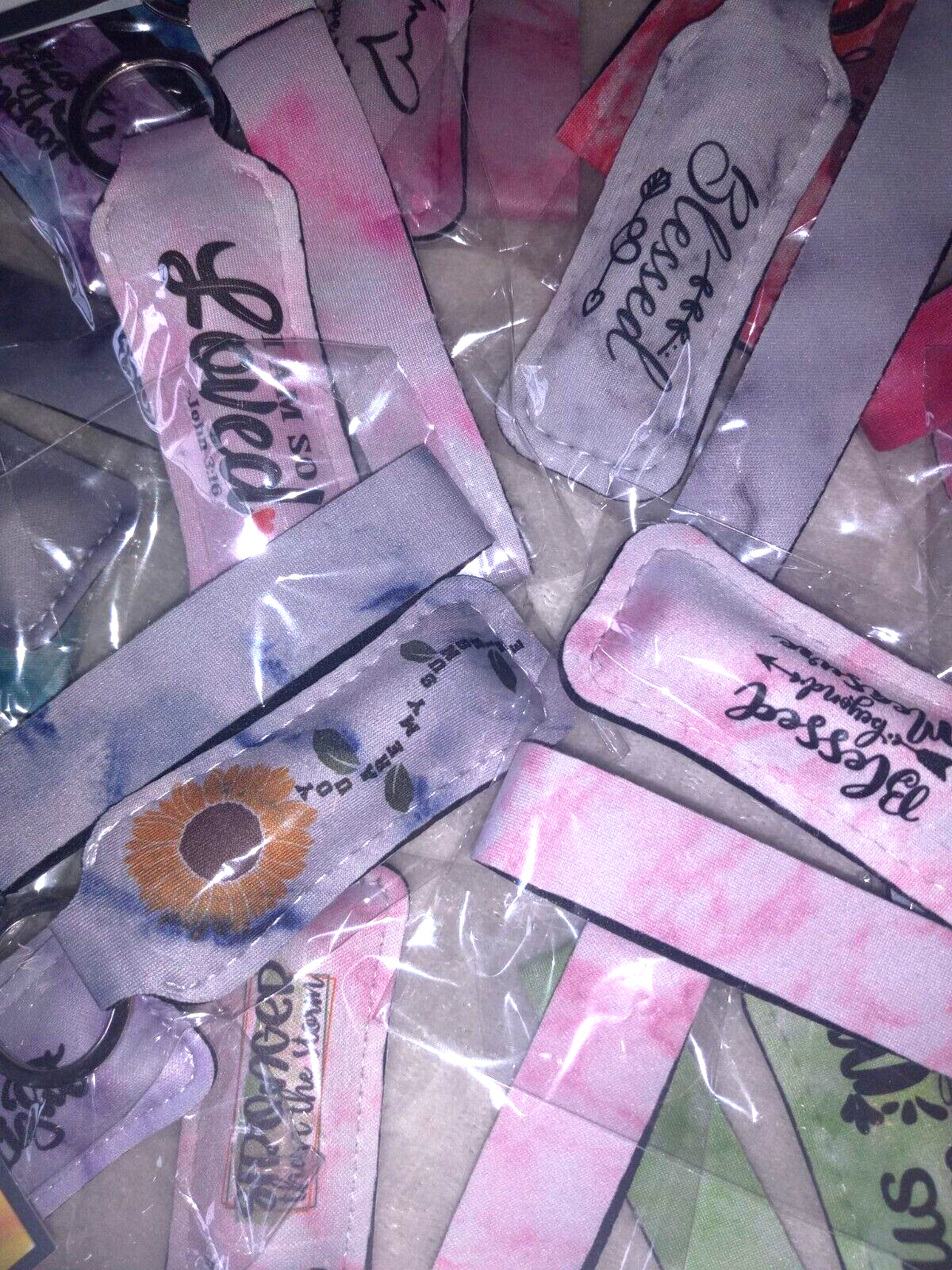 Keychain W/ Wristlet Keychain & 1 Honey Lip Balm