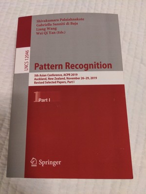 Springer Pattern Recognition LNCS 12046 5th Lecture Notes Computer Science acpr