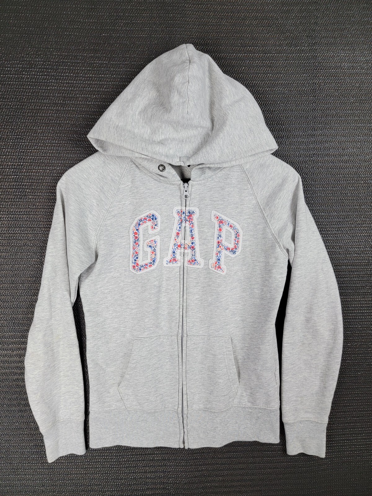 Gap zip-up hoodie Women's sweatshirt size XS classic logo casual floral |  eBay