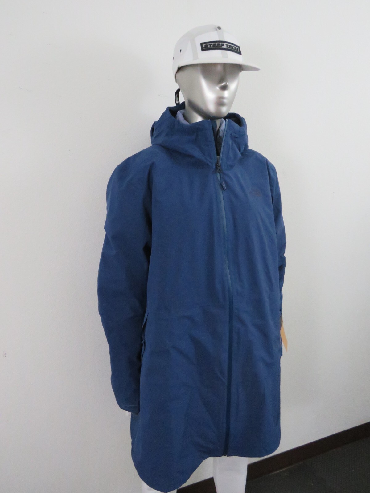 Pre-owned The North Face Womens  Thermoball Triclimate Waterproof Insulated Parka Jacket B In Blue
