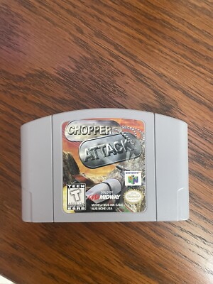 Chopper Attack    1998 Nintendo 64 Game   Cartridge Only   Tested & Working