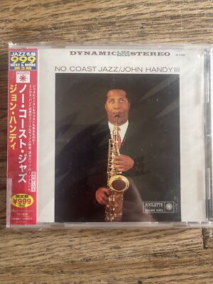 John Handy III No Coast Jazz CD Japan Import saxophone Japanese OBI NEW