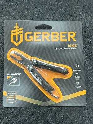 GERBER DIME 12-TOOL MULTI-PLIER MULTI TOOL 31-001134  **NEW**