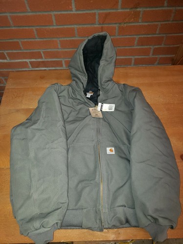 USA製 CARHARTT ACTIVE JACKET 中綿　 J140 Carhartt カーハート 中綿入りフーデッドブルゾン FIRM DUCK