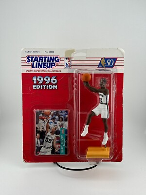 1996 EDITION STARTING LINEUP SEAN ELLIOTT W/CARD