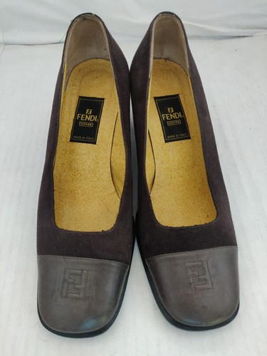 Fendi Dark Gray Suede Heels sz 36.5 | eBay Fendi Dark Gray Suede Heels sz 36.5 | eBay