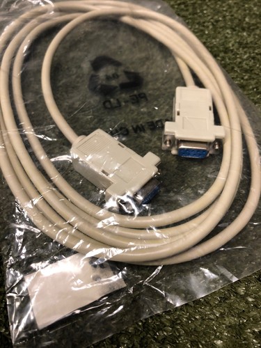 Cable Null Modem DB9F To DB9F, AK143-3-R, Female to Female.  Loc 111B