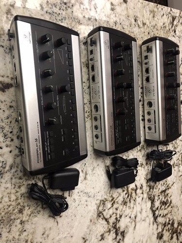 Behringer Powerplay P16M P16-m Personal Monitor Mixer (3pack)