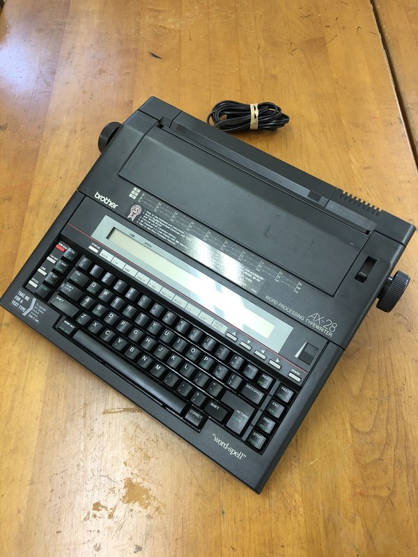1987 Brother AX28 on the Typewriter Database