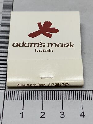 Vintage Matchbook Cover  Adams Mark Hotels Orlando,Fl   gmg