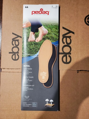 Pedag Royal Leather Insole Cushioning Odor Neutralizer Extra Thin 44 US Mens 11