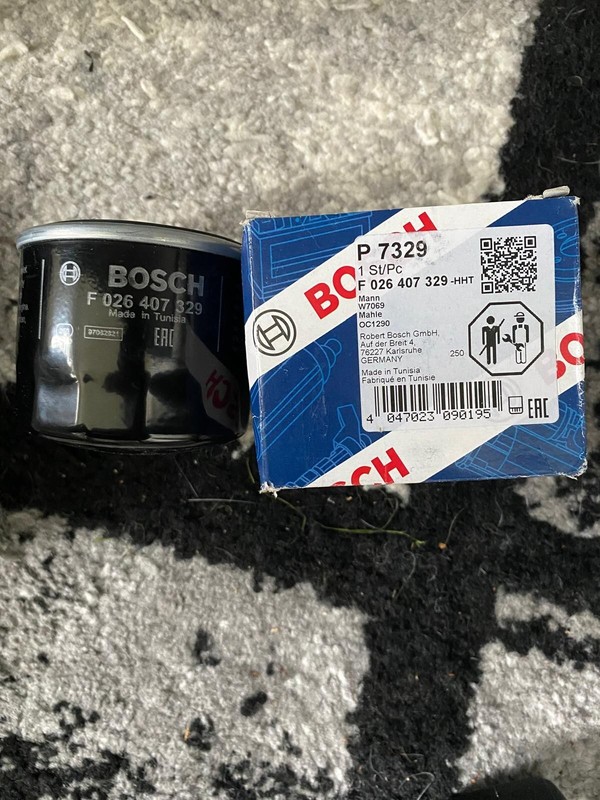 P7329 Filtre Ã  Huile Bosch F 026 407 329
