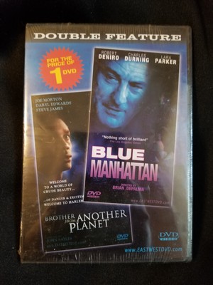 SEALED Blue Manhattan 1970-Brother From Another Planet 1984 DVD Double Feature 