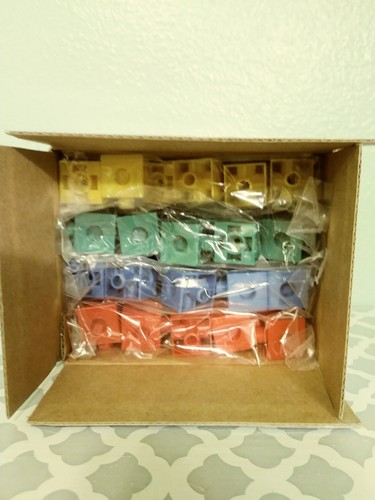 K12 Math+ Lot of 3 Boxes: 2D Shapes, Snap Cubes & Base 10 Blocks