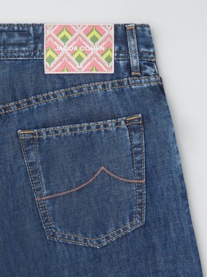 Pre-owned Jacob Cohen Woman Jeans Svasati Denim 17429 In Blue