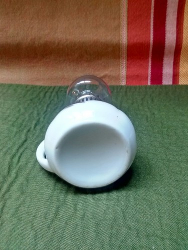 Mini Oil Lamp Rose Lantern vintage, porcelain