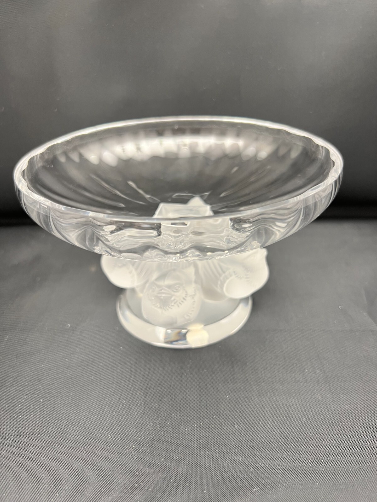 LALIQUE ラリック コンポート ノジャン クリスタル ラリック LALIQUE 高級クリスタルコンポート ノジャン Nogent