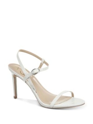 

SAM EDELMAN Женские белые босоножки Doran с круглым носком и шпильками из крокодиловой кожи, размер 7,5 м, Белый, H3135S3