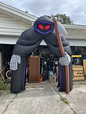 Gemmy Inflatable Grim Reaper Tunnel Archway Halloween Tested