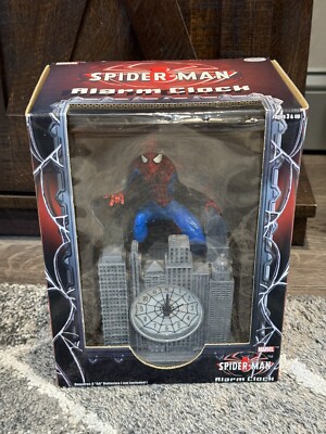 Spider-Man Alarm Clock Marvel Interactive Theme Song 2002 NEW!