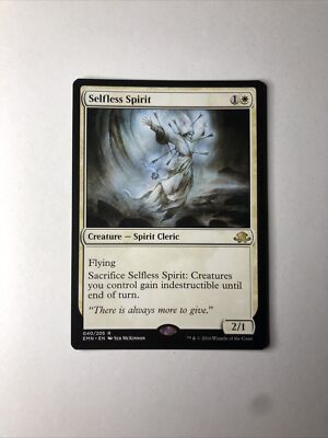 MTG Selfless Spirit - Eldritch Moon 040/205 - Rare NM