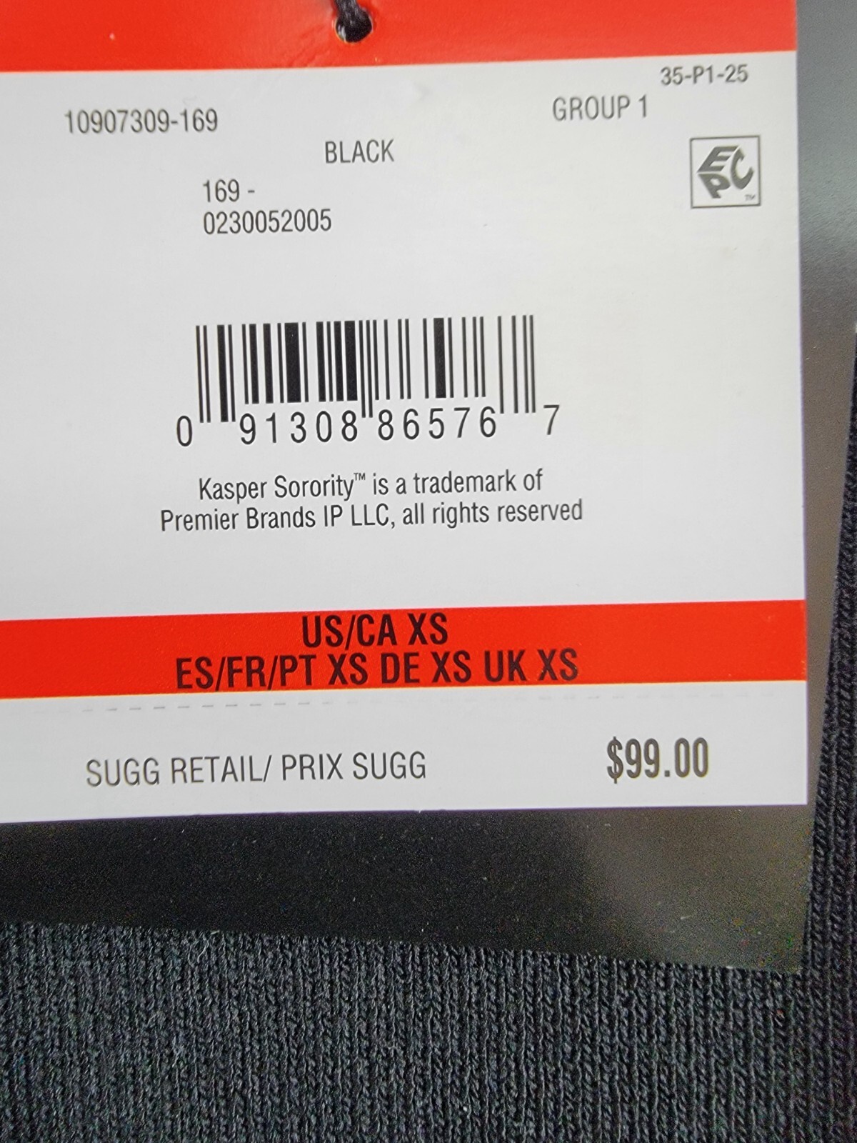 Kasper Open-Front Long-Sleeve Sweater Women's XS Black Solid Pull On Closure - Picture 17 of 17