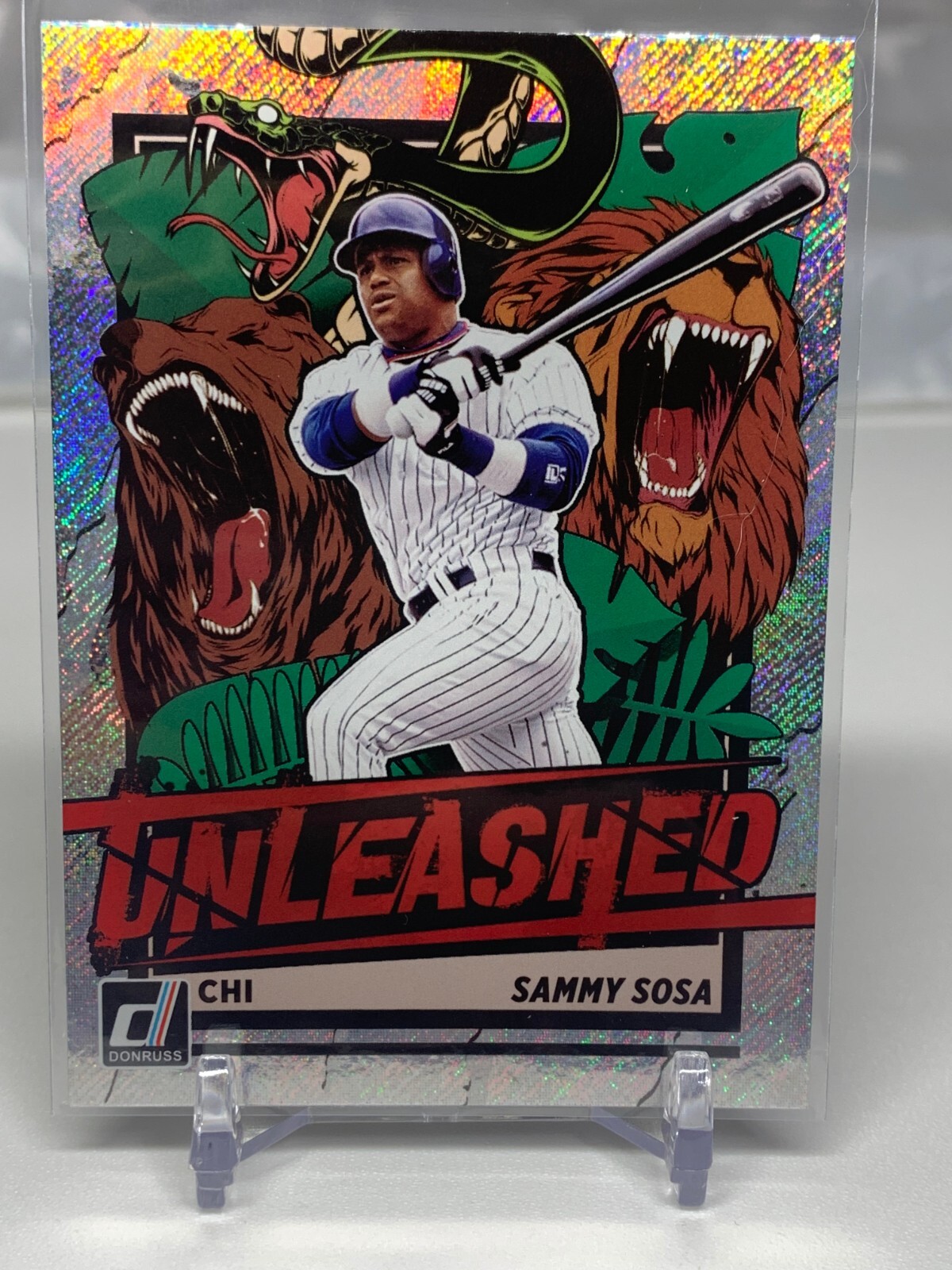 2021 Donruss Baseball SAMMY SOSA #UNL18 Unleashed Silver