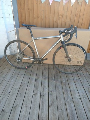 Planet X Titanium Tempest Gravel Bike. Carbon fork, Sram Rival.