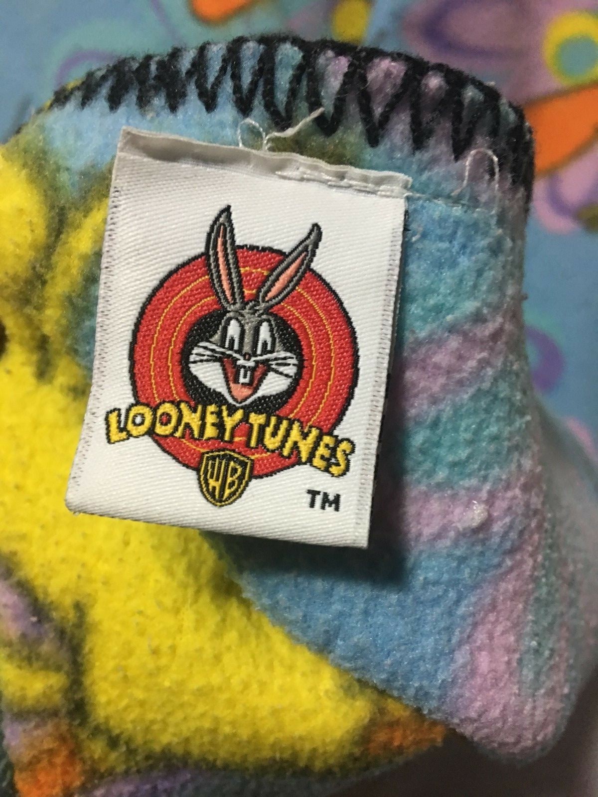 Warner Bros-Looney Tunes 2000 Multi Color-Tweety Bird Polyester Blanket-45Wx59L