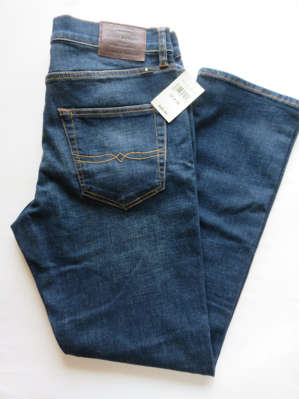 Men 32x30 410 Athletic Slim Dark Wash Stretch Denim Nwt $89