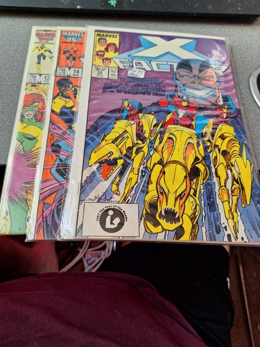 Marvel Comics X-Factor Issues 13, 14, 19 VF KEY Cameo of Death in shadow /6-102