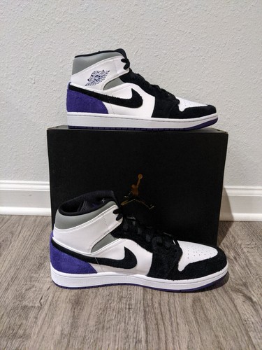 Pre-owned Jordan Nike Air 1 Retro Mid Se Court Purple 852542-105 Men's Size  13 In Multicolor | ModeSens