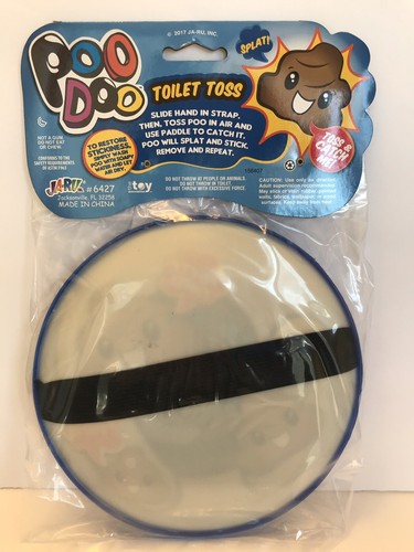 POO DOO TOILET TOSS TOSS & CATCH ME GAME. NEW Blue