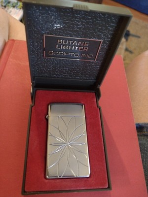 Vintage Scripto Butane Lighter In Box
